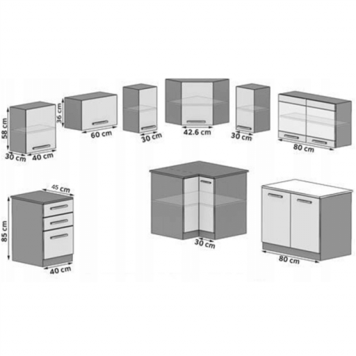 Cocina completa 9 piezas 360cm SONOMA [4]