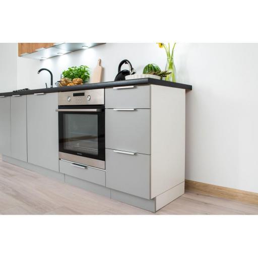 Cocina completa 180-240cm ROBLE Y GRIS PLATINO [4]