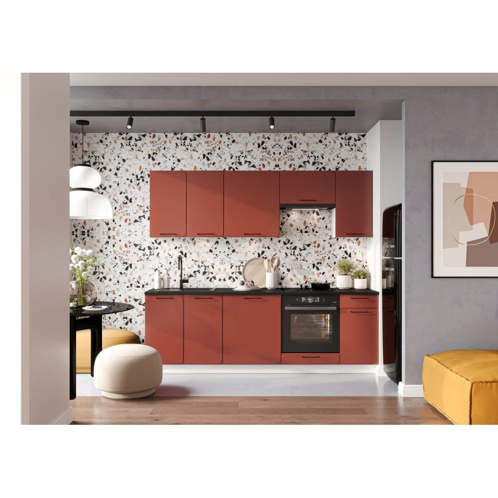 Muebles de Cocina Completa en Color Beig 180 Y 240 Cms Ref-76