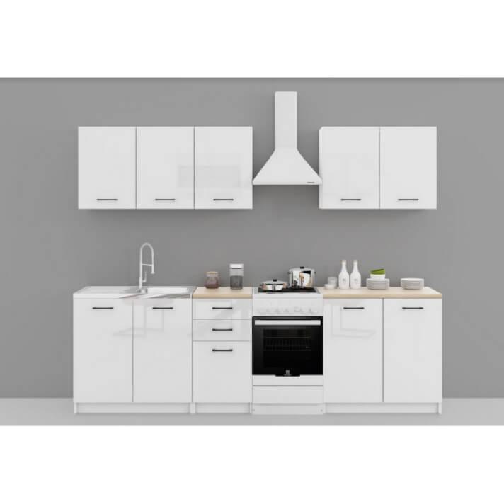 Cocina completa 200cm BLANCO BRILLO