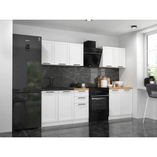 Cocina completa 200cm BLANCO Y ROBLE [1]