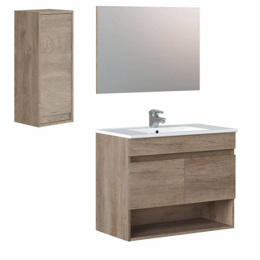 Conjunto muebles de baño 4 piezas NORDIK [1]