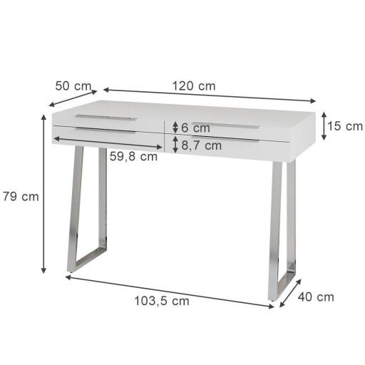 Escritorio 120cm BLANCO [6]