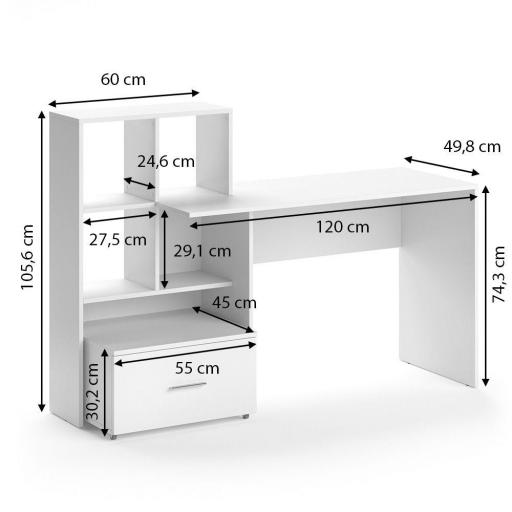 Escritorio 150cm BLANCO [6]