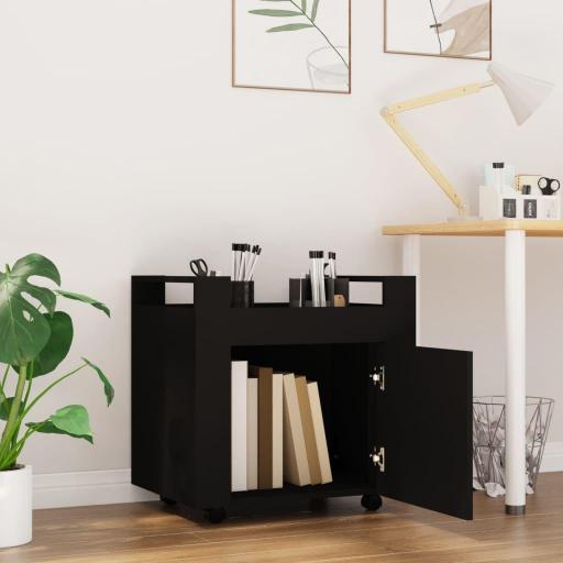 Carrito de escritorio 60x45x60cm NEGRO [1]