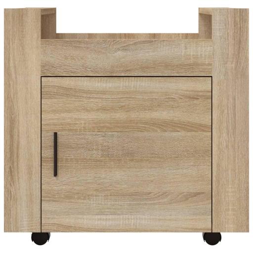 Carrito de escritorio 60x45x60cm ROBLE CLARO [2]