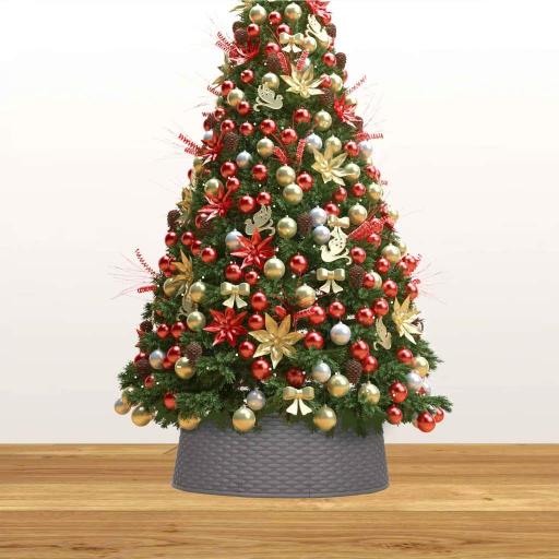 Falda del árbol de Navidad 54x19,5cm MARRÓN