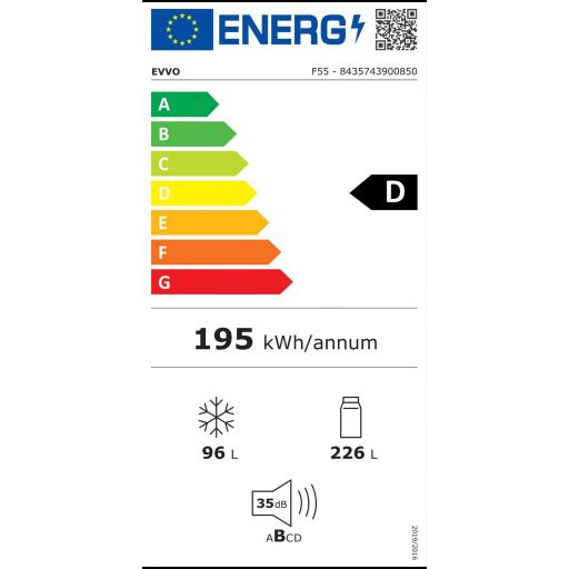 Frigorífico Combi EVVO F55 BLANCO [2]