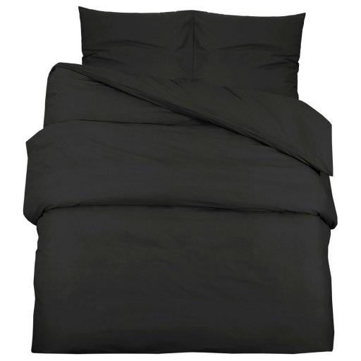 Funda nórdica 135x200cm (Cama 90cm) NEGRO [5]