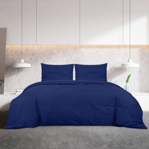 Funda nórdica 220x240cm (Cama 140cm) AZUL MARINO [1]