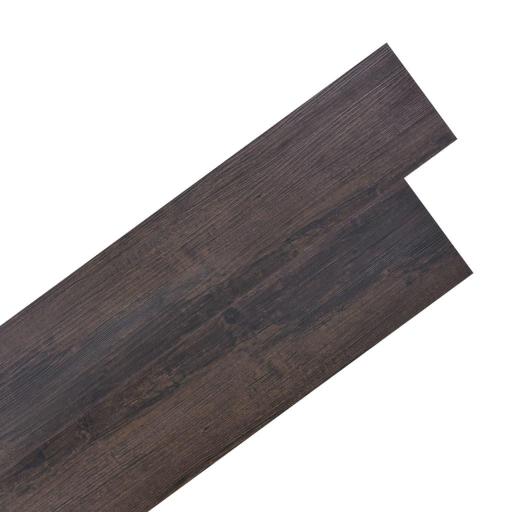 Lamas para suelo de PVC autoadhesivas 5,02 m² 2 mm MARRÓN OSCURO [1]