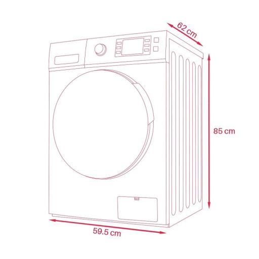 Lavadora EVVO SERIE 3 - 9KG BLANCO [5]