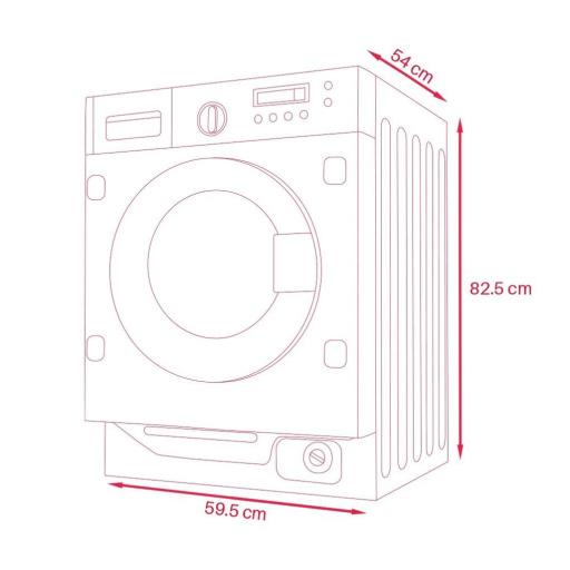 Lavadora integrable EVVO I8W [3]