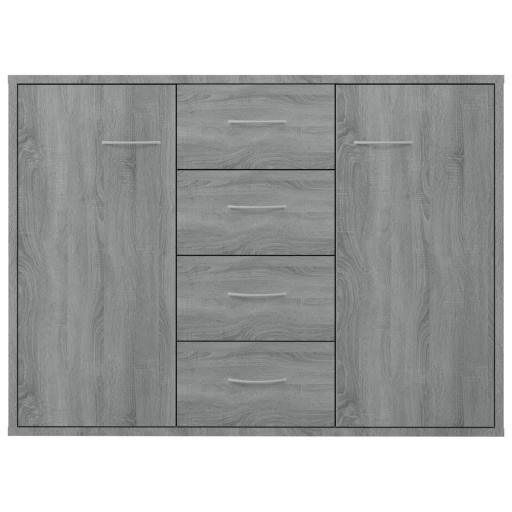 Aparador 88x30x65cm GRIS MADERA [1]