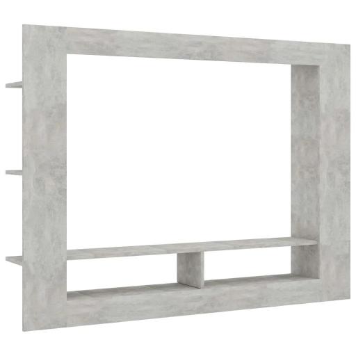 Mueble TV 152x22x113 cm GRIS HORMIGÓN [1]