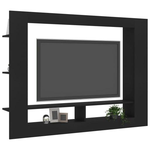 Mueble TV 152x22x113 cm NEGRO [2]