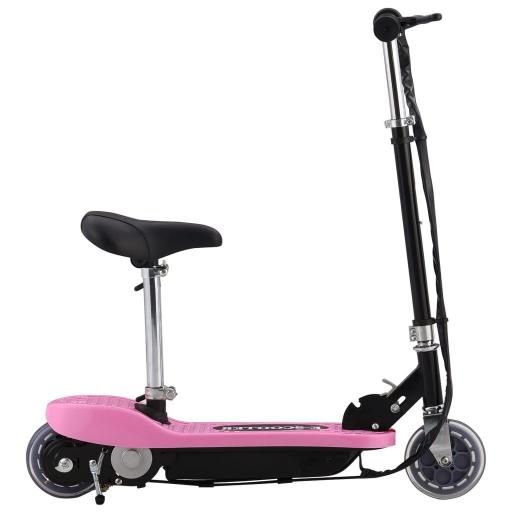 Patinete eléctrico con sillín ROSA