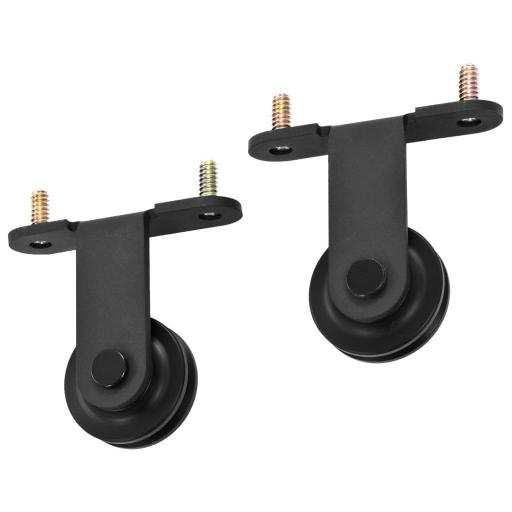 Puerta corredera set herrajes vidrio ESG aluminio 102,5x205cm [3]