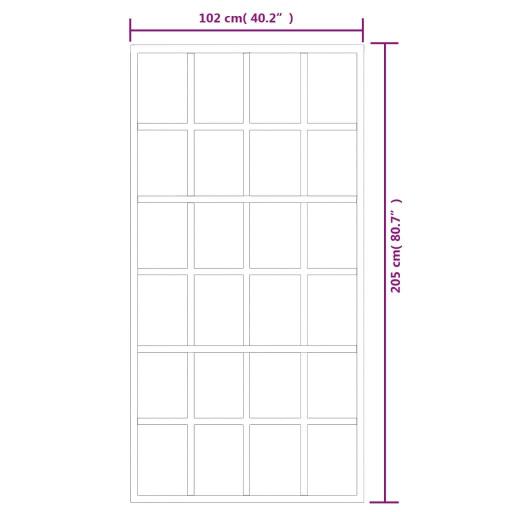 Puerta corredera con herrajes ESG vidrio y aluminio 102x205cm [5]