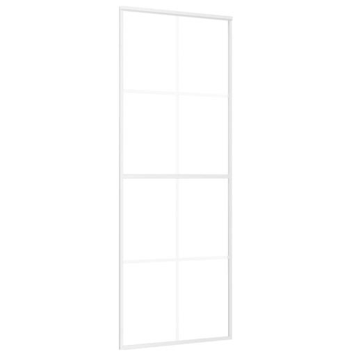 Puerta corredera vidrio ESG y aluminio BLANCO [1]