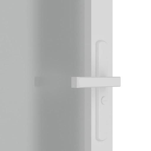 Puerta interior de vidrio y aluminio 76x201,5cm BLANCO [3]