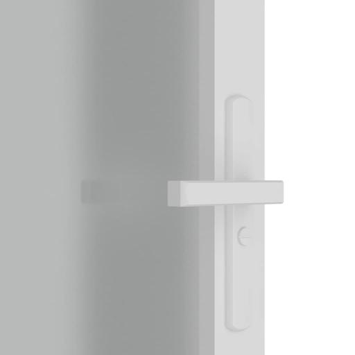 Puerta interior de vidrio y aluminio 93x201,5cm BLANCO [3]