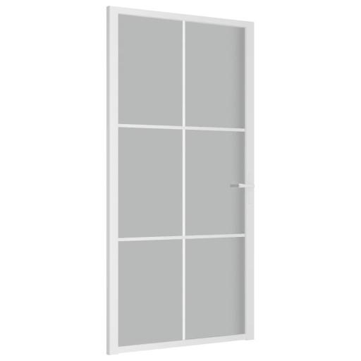 Puerta interior de vidrio y aluminio 102,5x201,5cm BLANCO [1]