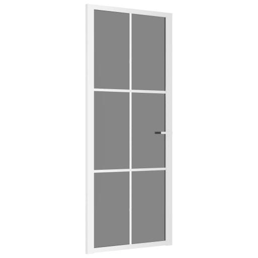 Puerta interior vidrio EGS y aluminio 83x201,5cm BLANCO [1]