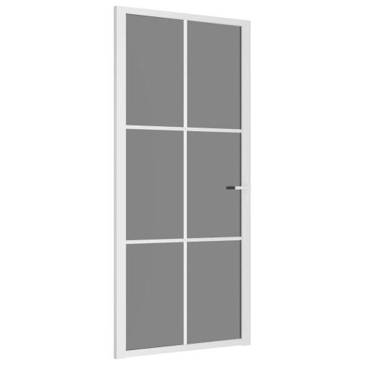 Puerta interior vidrio EGS y aluminio 93x201,5cm BLANCO [1]