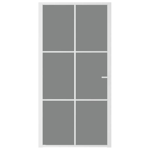 Puerta interior vidrio EGS y aluminio 102,5x201,5cm BLANCO [2]