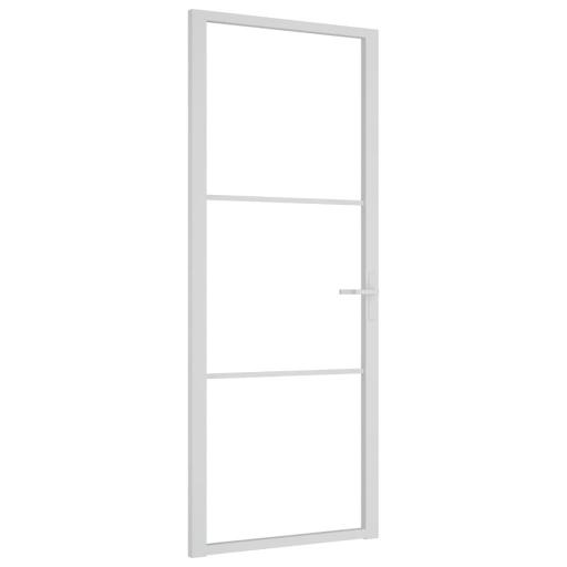 Puerta interior vidrio EGS y aluminio 83x201,5cm BLANCO [1]