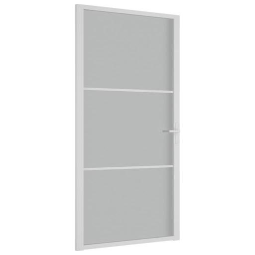 Puerta interior de vidrio y aluminio 102,5x201,5cm BLANCO [1]