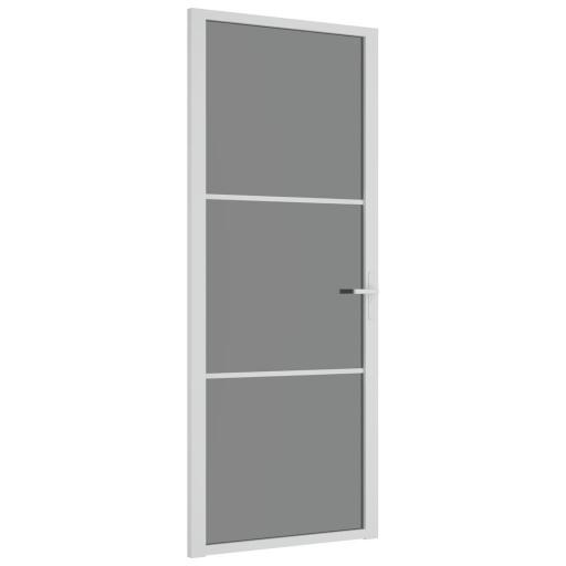 Puerta interior vidrio EGS y aluminio 83x201,5cm BLANCO [1]