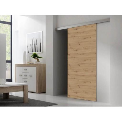 Puerta corredera 86x205cm ROBLE ARTESANO [1]