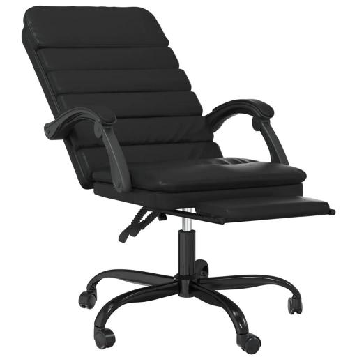 Silla de oficina reclinable masaje polipiel NEGRO [3]