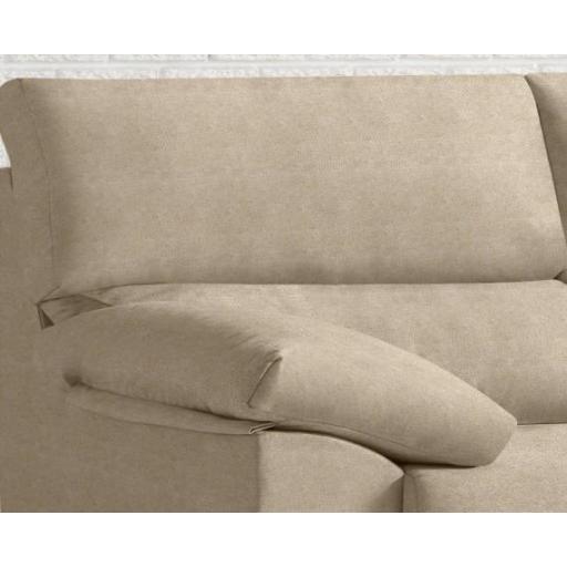 Sofá chaiselongue reversible 197cm CREMA [2]