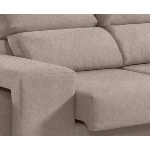 Sofá chaiselongue 232cm BEIGE [1]