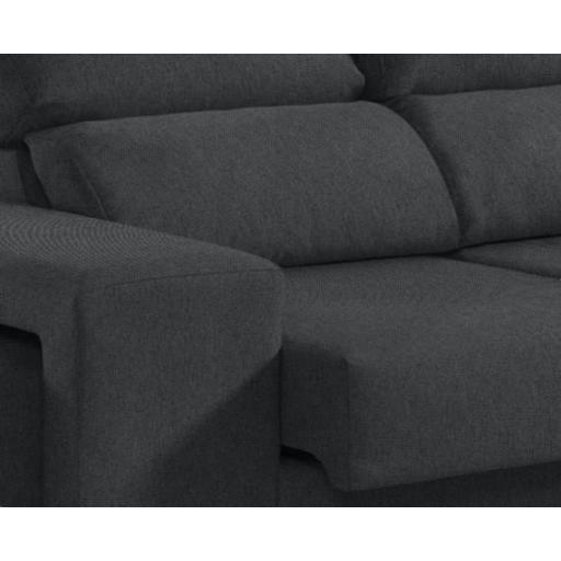 Sofá chaiselongue 232cm GRIS OSCURO [1]