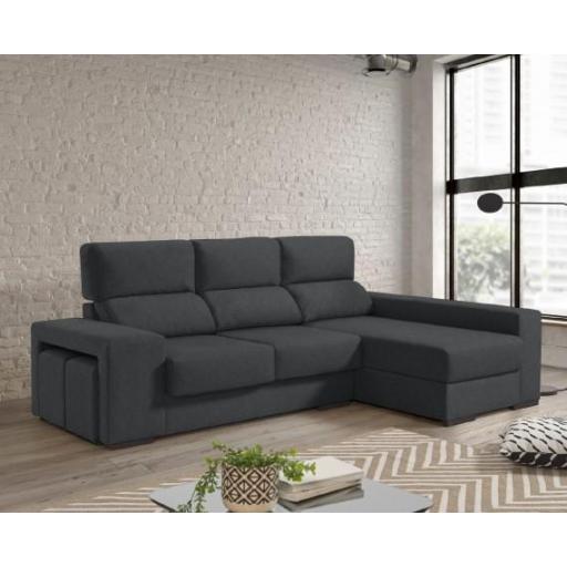 Sofá chaiselongue 232cm GRIS OSCURO [4]