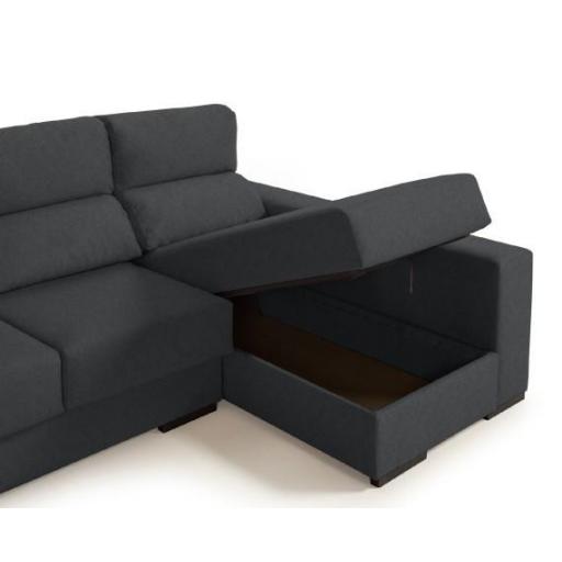 Sofá chaiselongue 232cm GRIS OSCURO [5]