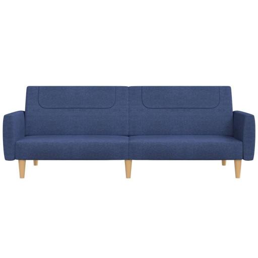 Sofá cama con reposapiés 220cm AZUL [2]