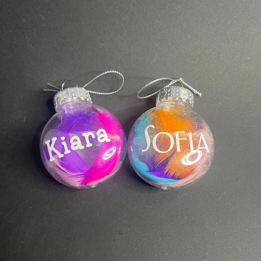 Bolas personalizadas con Plumas (6 cm)  [2]