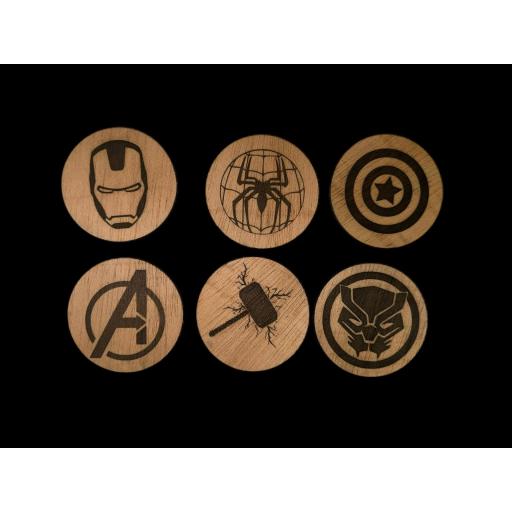 Juego de 6 posavasos - Marvel