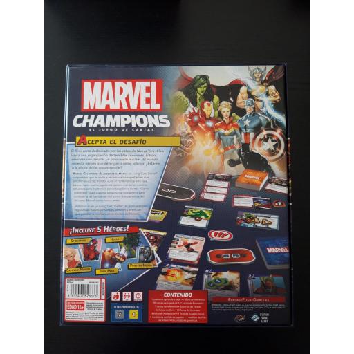 Marvel Champions: El juego de cartas, tapetes neopreno y cartas promo [1]