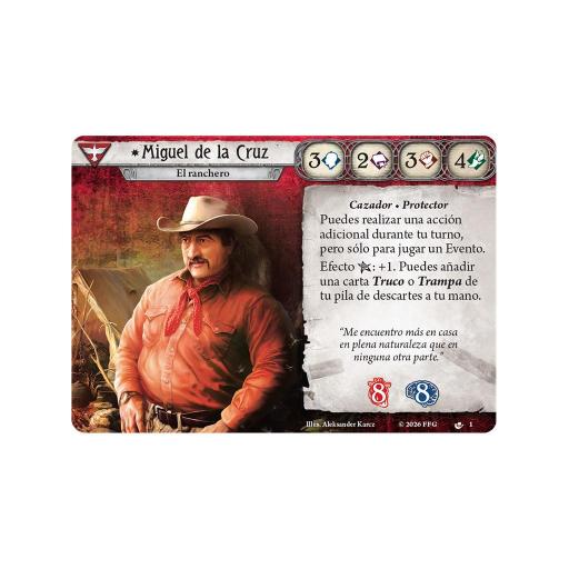 Arkham Horror LCG: Miguel de la Cruz - Mazo de Investigador [2]