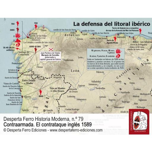 Desperta Ferro Historia Moderna Nº 79: Contraarmada, el contrataque inglés 1589 [3]
