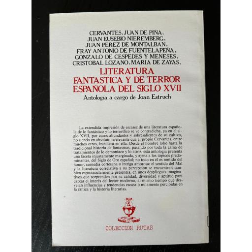 Literatura fantástica y de terror española del siglo XVII [1]