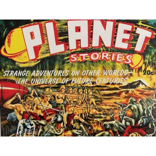 Póster portada revista Planet Stories Nº1 [1]