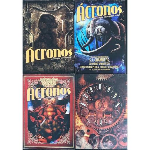Pack Ácronos, Antología Steampunk 1-4