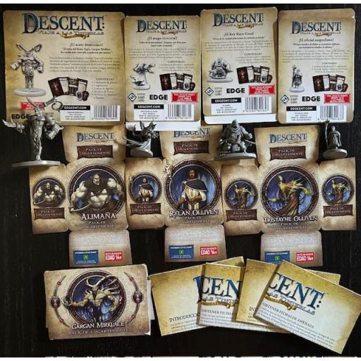 Descent: Viaje a las Tinieblas. La Sombra de Nerekhall + 4 Lugartenientes [2]